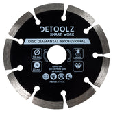 Disc diamantat segmentat Detoolz 110x20mm, taiere uscata