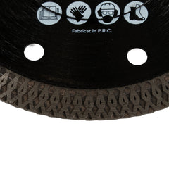 Disc diamantat turbo Detoolz 115x22.2mm, taiere umeda/uscata