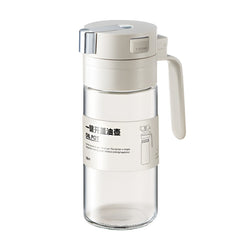 Dispenser pentru Ulei, Kadeny, Deschidere si Inchidere Automata a Rezervorul, cu Inductie Gravitationala, 550 ml, 12x7.6x20.5 cm, Alb