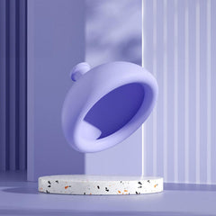 Dispozitiv Terapeutic Sputa, Kaveny, Cupa pentru Terapie Toracica, Dispozitiv de Eructare, pentru Adulti si Copii, 10 x 6.5 cm, din Silicon, Mov