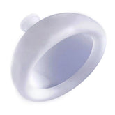 Dispozitiv Terapeutic Sputa, Kaveny, Cupa pentru Terapie Toracica, Dispozitiv de Eructare, pentru Adulti si Copii, 10 x 6.5 cm, din Silicon, Alb