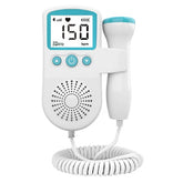Monitor Fetal Doppler, Kaveny, Monitorizare Sarcina, Ritm Cardiac, Ecran LCD 4.5 cm, 2 x Baterii AA (neincluse), Portabil, din ABS, 12.8 x 9.6 x 3 cm, Utilizare de la 9 Saptamani, Verde