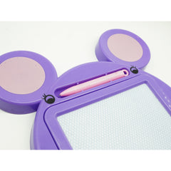 Tabla Magnetica pentru desen Kaveny, Pix, forma Soricel, dimensiuni 23x26.5 cm, Dezvolta Creativitatea, Mov