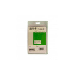 Suport ecuson CNX T033/L-036, vertical, 0.4 microni, plastic, transparent