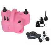 Pompa Electrica de Umflat Baloane, Kadeny, cu Doua Iesiri, Accesorii Incluse, 220V, Putere 600W, Accesorii petrecere, Roz