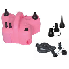 Pompa Electrica de Umflat Baloane, Kadeny, cu Doua Iesiri, Accesorii Incluse, 220V, Putere 600W, Accesorii petrecere, Roz