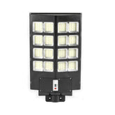 Lampa solara stradala Kaveny, cu telecomanda, senzor de miscare si lumina, suport prindere, 640 LED-uri, IP65, ABS, 20AH, 400W, temperatura culoare 6500K, 59.7x34.8x7.2 cm, autonomie 10-12 ore, negru