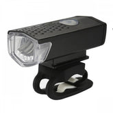 Far cu LED proiector pentru bicicleta\trotineta, Kaveny, reincarcabil, cablu USB inclus, 3 moduri de lumina, IPX4, Negru, 6.5x2.9x2.3 cm