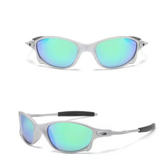 Ochelari de Soare, Kaveny, pentru Sportivi, Polarizati, UV400, din Metal si ABS, 14.8 x 14.6 x 1.9 cm, Gri