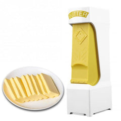 Feliator manual de unt Kaveny, material plastic, design usor si practic, 20x6x8.5 cm, Butter Cutter, alb