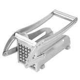 Feliator manual Kaveny, pentru cartofi pai si legume, din inox, cu 2 dimensiuni de feliere, 25.5 x 11.7 cm, argintiu
