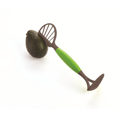 Feliator Multifunctional pentru Avocado, Kadeny, pentru Taierea in Cubulete si Pasare, pentru Bucatarie, Preparare Guacamole, ABS, 24x7x6 cm, Verde