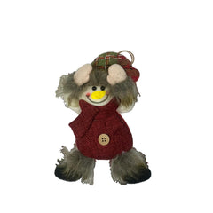 Figurina de Craciun, Kadeny, pentru Brad, Tip Om de Zapada, 5 x 7 cm, Multicolor