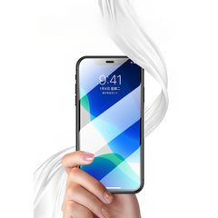 Folie de Protectie, Kadeny, pentru iPhone 15 Plus, Tempered Glass 2.5D, Full Cover, HD, 9H, Transparent