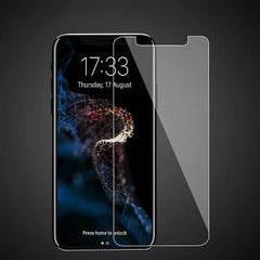 Folie de Protectie, Kadeny, pentru iPhone 15, Tempered Glass 2.5D, cu Decupaje, HD, 9H, Transparent