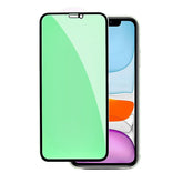 Folie de Sticla Securizata pentru Apple iPhone 15 Plus, Kadeny, Lumina Verde Anti-Blue Ray, Auto-Aplicare, Protectie Completa 9D, Verde