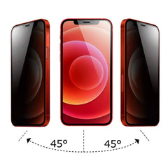 Folie de Protectie, Kaveny, compatibila cu Apple iPhone 14 Pro Max, Privacy, Protectie Completa, Sticla, Transparenta