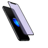 Folie protectie Kaveny pentru iPhone 14 Plus, Sticla securizata, temperata, duritate 9H, Privacy 360 Anti-Blue Ray, Transparenta, Protectie Completa