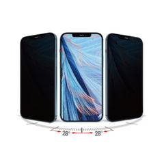 Folie protectie Kaveny pentru iPhone 14 Plus, Sticla securizata, temperata, duritate 9H, Privacy 360, Transparenta, Protectie Completa