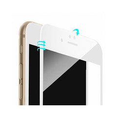 Folie Sticla Apple iPhone 6/6S 4D/5D Alb