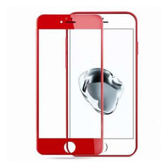 Folie Sticla Securizata Kadeny, 9H, Transparenta HD, pentru Apple iPhone 7 3D Rosu