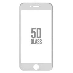 Folie Sticla Apple iPhone 8 4D/5D Alb