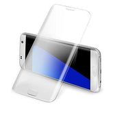 Folie Sticla Securizata Kadeny, 9H, Transparenta HD, pentru Curbata Samsung Galaxy S7 Edge Forever Transparent