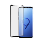 Folie Sticla Securizata Curbata Kadeny pentru Samsung Galaxy S9, Transparenta HD, Lipici pe margini, Contur Negru