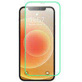 Folie Sticla Securizata Kaveny, Luminous, compatibila cu Apple iPhone 12 Pro, Margine fosforescenta verde