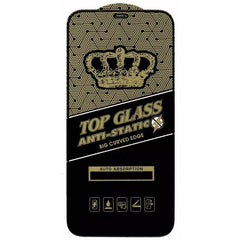 Folie Sticla securizata electrostatica Kaveny pentru Samsung A21S, Sticla ESD, Top Glass, Anti-static, Negru