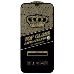 Folie Sticla securizata electrostatica Kaveny pentru Samsung A70, Sticla ESD, Top Glass, Anti-static, Negru