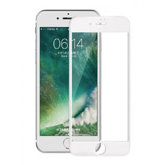 Folie Sticla securizata, Kaveny, compatibila cu Apple iPhone SE 2022, Full Glue, margini albe