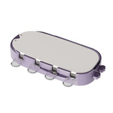 Forma pentru inghetata Kaveny, 4 compartimente, forme cu animalute, materialsilicon si ABS, 21 x 12.8 x 3cm, mov