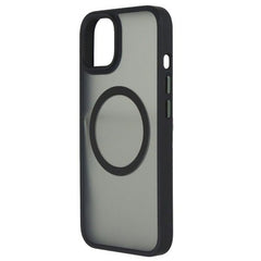Husa de Protectie, Kadeny, pentru Apple iPhone 12/12 Pro, Acoperire Totala, Magnetica, Wireless, din Acrilic Mat Colorat, Negru