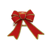 Funda pentru brad, Rosie, cu margini aurii, 15 x 23 cm, PVC, Kadeny