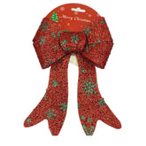 Funda pentru brad, Rosie, model de nea, cu sclipici, 16 x 23 cm, din poliester, Kadeny