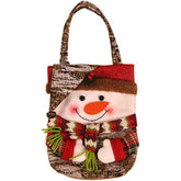 Geanta pentru Cadouri de Craciun, Kadeny, Model Om de Zapada, Decoratiune Sarbatori, 46x23x2 cm, Multicolor