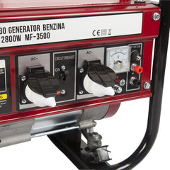 Generator Micul Fermier, 2.8KW, cu pornire manuala, motor benzina 4T, doua prize 230V, rezervor combustibil 15L