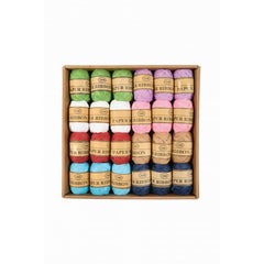 Accesorii creatie - ghem sfoara hartie, diverse culori, 10m, 8 culori, set 24 buc, Colorarte, BC-JT004