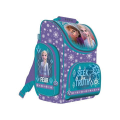 Ghiozdan St.Majewski Frozen II, 1 compartiment, 3 buzunare, bleu cu mov, 29112