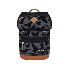 Ghiozdan St.Majewski St.Right Eagle, 1 compartiment, 2 buzunare, gri cu negru, BP-45 / 619588