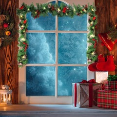 Ghirlanda de Craciun, Kadeny, din Brad Artificial cu Decoratiuni, cu Baterii, 50 LED-uri, 270 cm, Verde