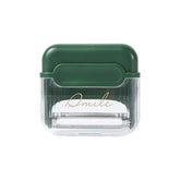 Decojitor/Curatator manual de legume si fructe, Kaveny, portabil, cu magnet, doua lame, Inox, Verde, 6.7x6x1.6 cm