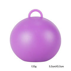 Greutate pentru Baloane, Kaveny, Accesoriu Party, 5.5x5.5 cm, 120 g, Mov
