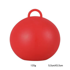 Greutate pentru Baloane, Kaveny, Accesoriu Petrecere, 5.5x5.5 cm, 120 g, Rosu