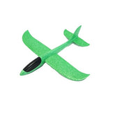 Avion planor din polistiren in punga , lungime 47 cm , Verde , Kaveny