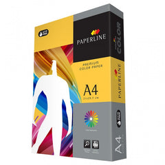 Hartie colorata A4 Paperline 200, 80g/mp, auriu intens, top 500 coli