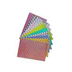 Hartie gumata A4 - floare, 2mm, cu sclipici, set 10 coli, Colorarte