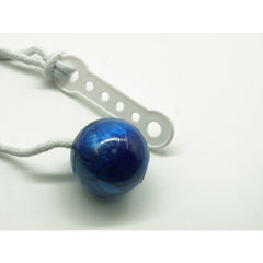 Jucarie interactiva cu bile, Kaveny, Clackers ball, antistres, Albastru, 40 mm