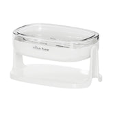 Savoniera cu Suport 2 in 1, Kadeny, Pentru Perete sau Blat, PET, Scurgere Optima, Alb